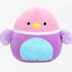 Squishmallows Pink and Purple Plush Bird